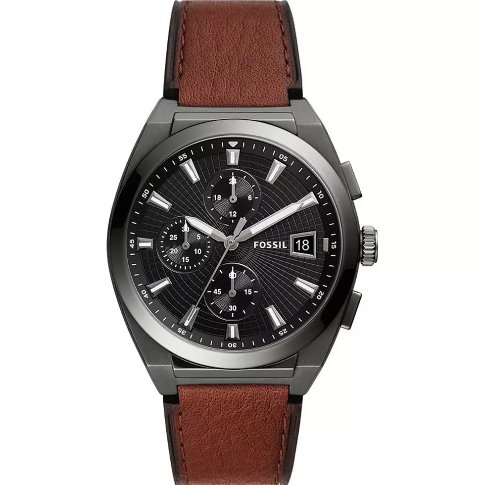 Fossil Everett Chronograph Amber Eco Watch 42mm