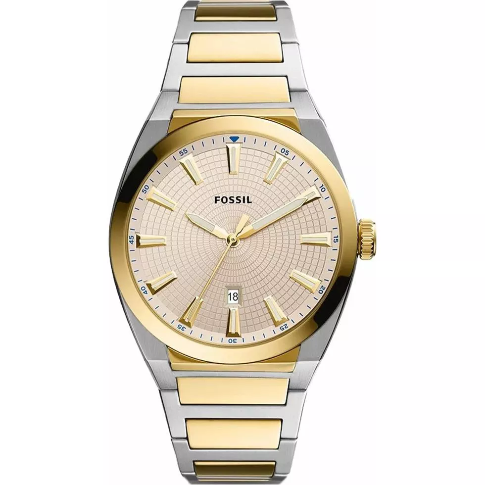 Fossil Everett Cream Dial Men's Watch 42mm