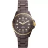 Fossil FB-01 Three-Hand Brown Ceramic Watch 36MM