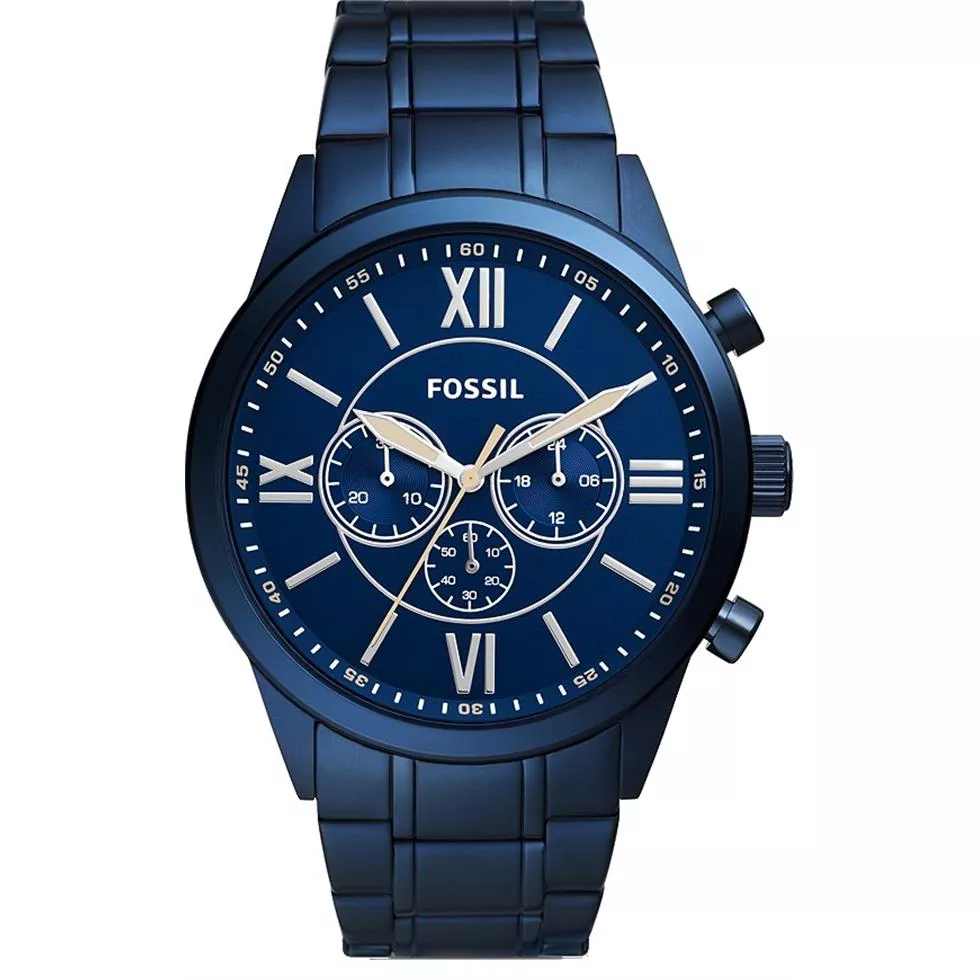 Fossil Flynn Chronograph Blue Watch 48mm