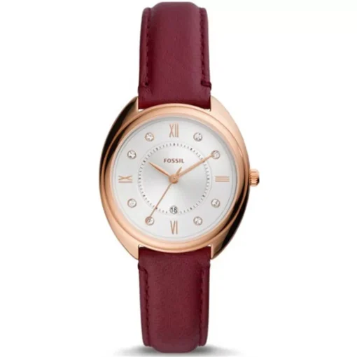 Fossil Gabby Burgundy Eco Watch 34mm