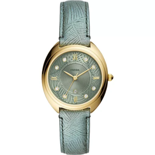Fossil Gabby Three-Hand Date Green Watch 34mm