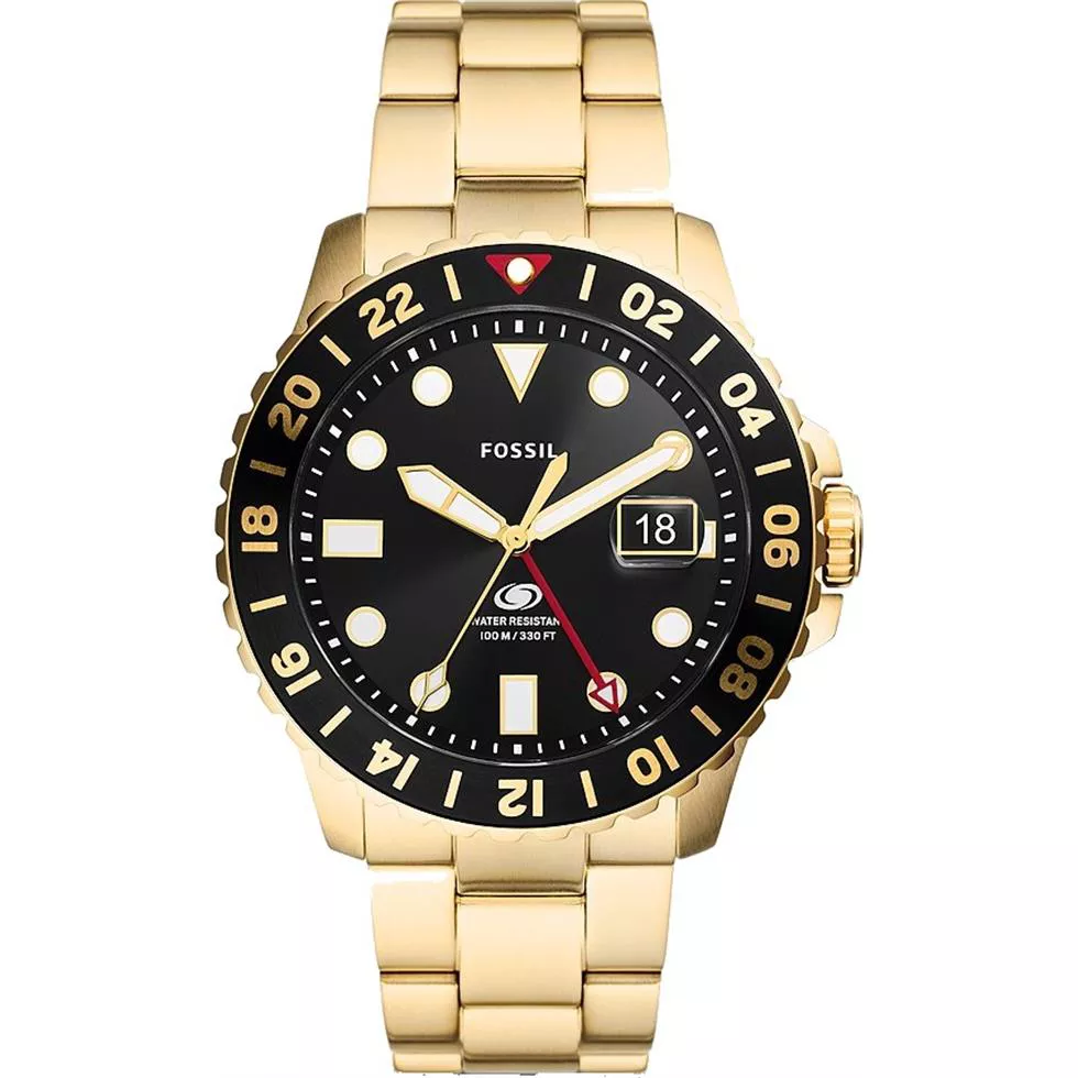 Fossil Gold-Tone Watch 46mm