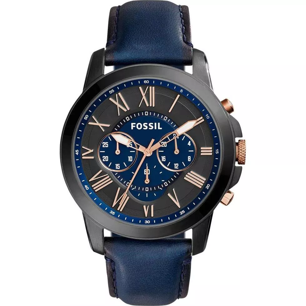 Fossil Grant Navy Watch 44mm