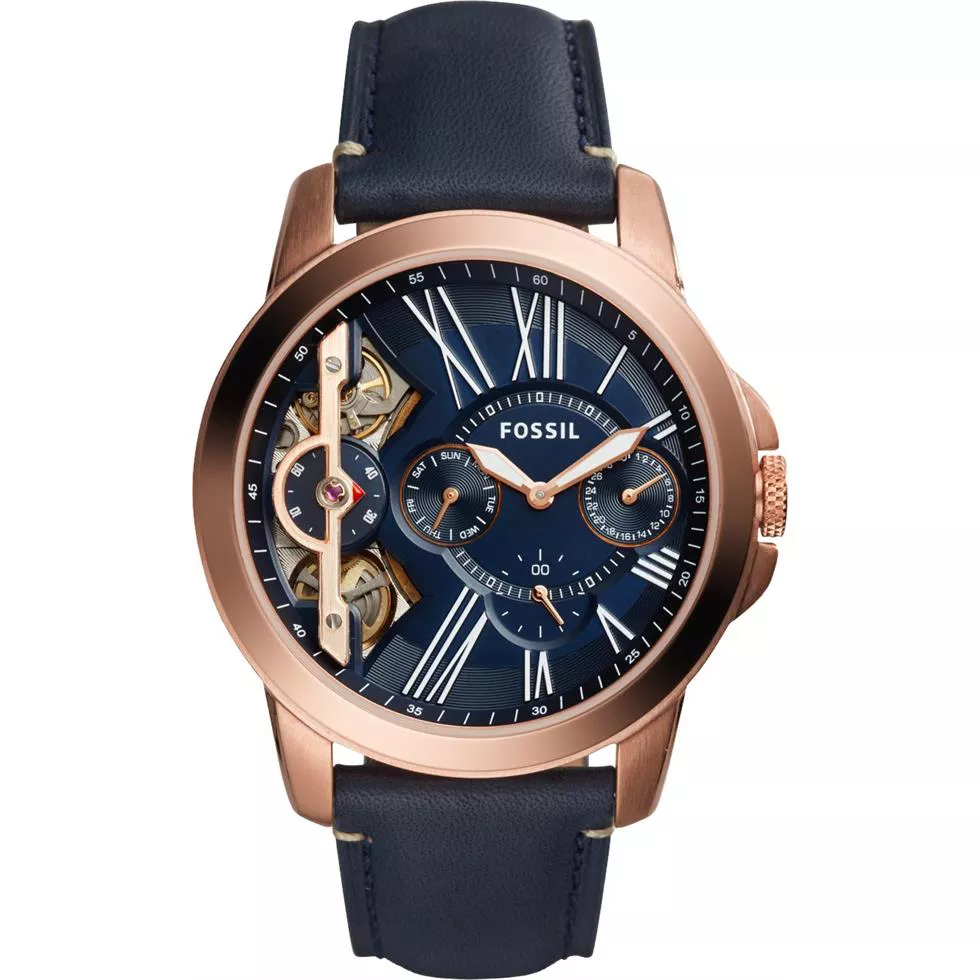 Fossil Grant Twist Blue Watch 44mm