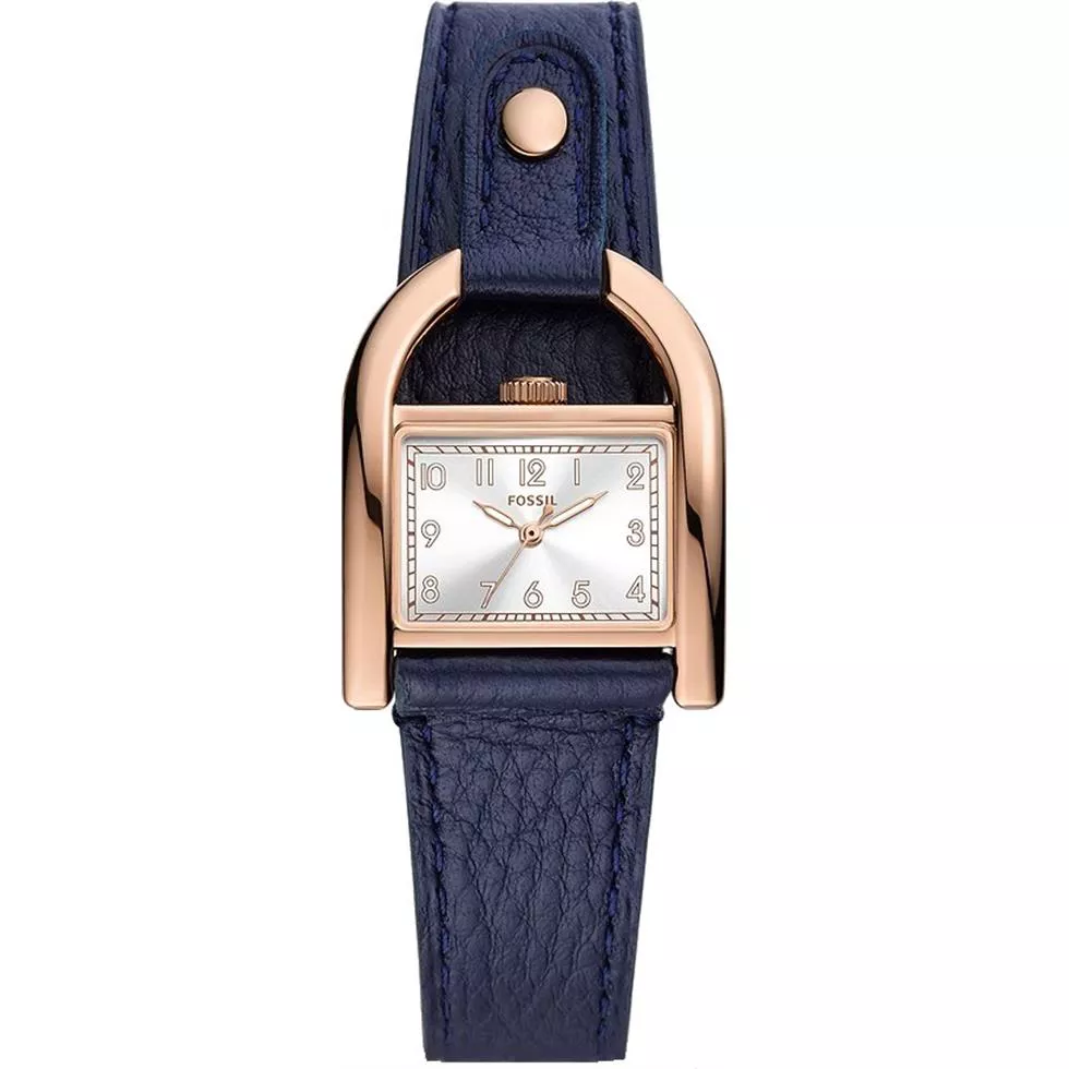 Fossil Harwell Navy Eco Leather Watch 28MM