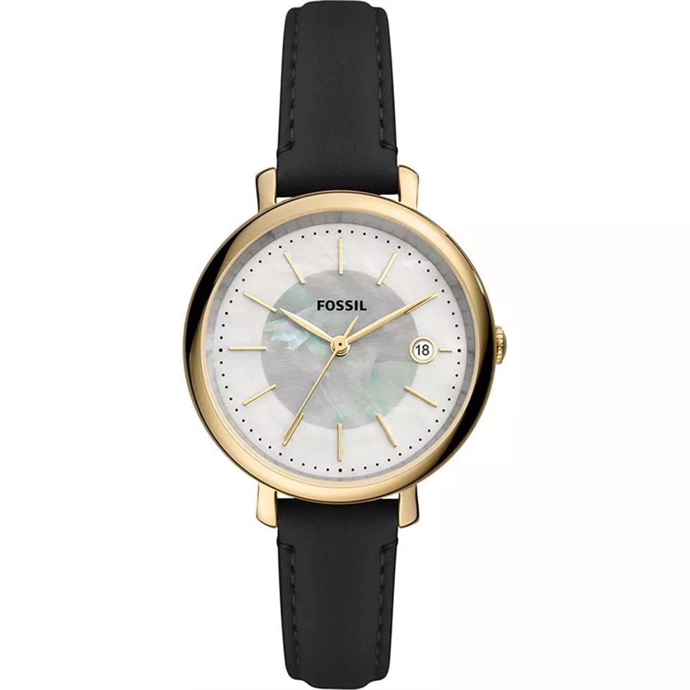 Fossil Jacqueline Leather Strap Watch 36mm