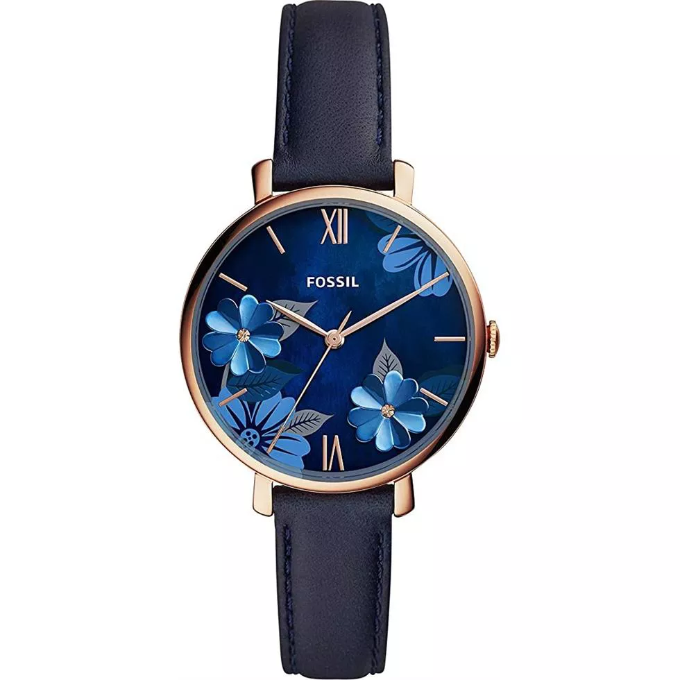 Fossil Jacqueline Three-Hand Navy Watch 36mm