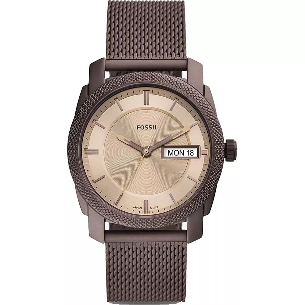 Fossil Machine Mesh Watch 42mm