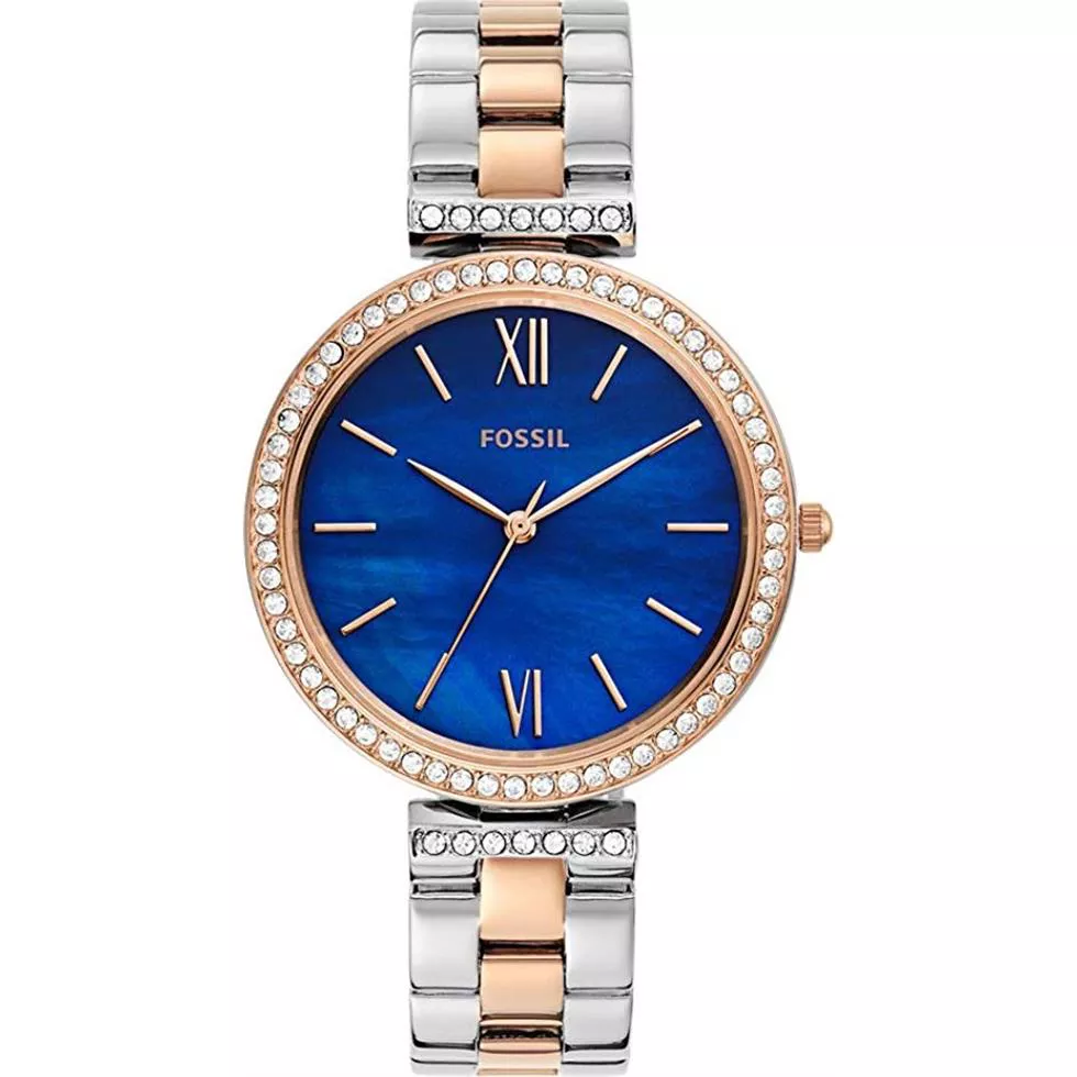 Fossil Madeline Blue Dial Watch 38mm
