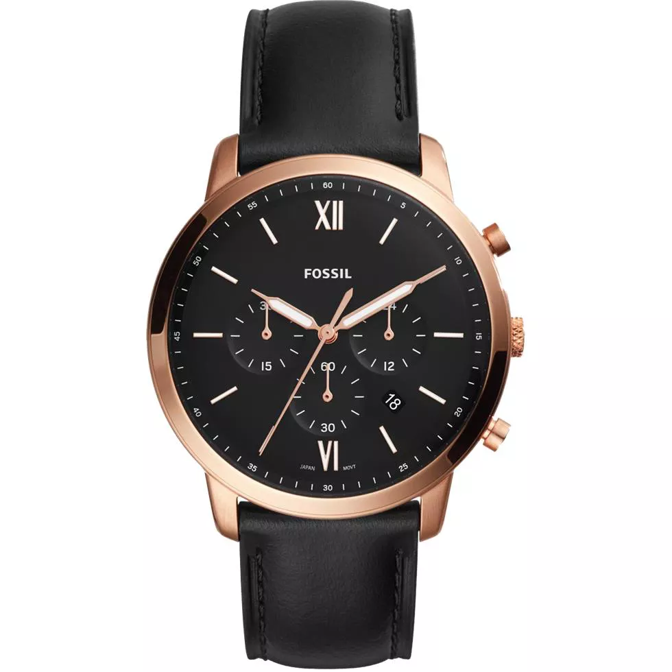 Fossil Neutra Black Watch 44mm