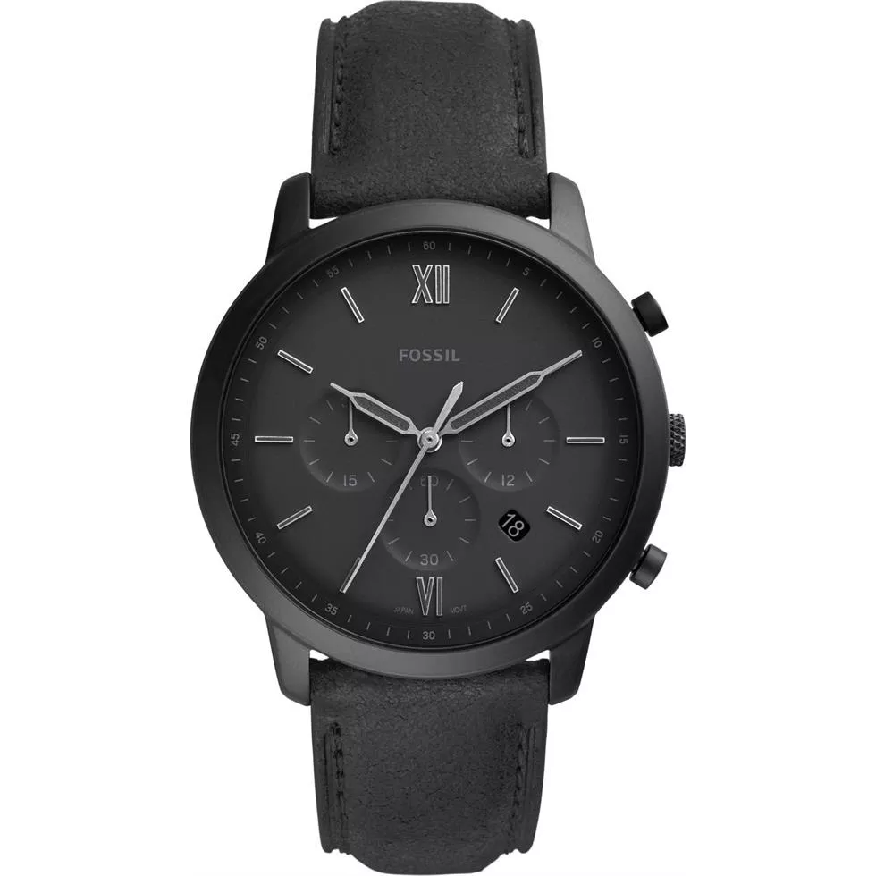 Fossil Neutra Chronograph Black Watch 44mm