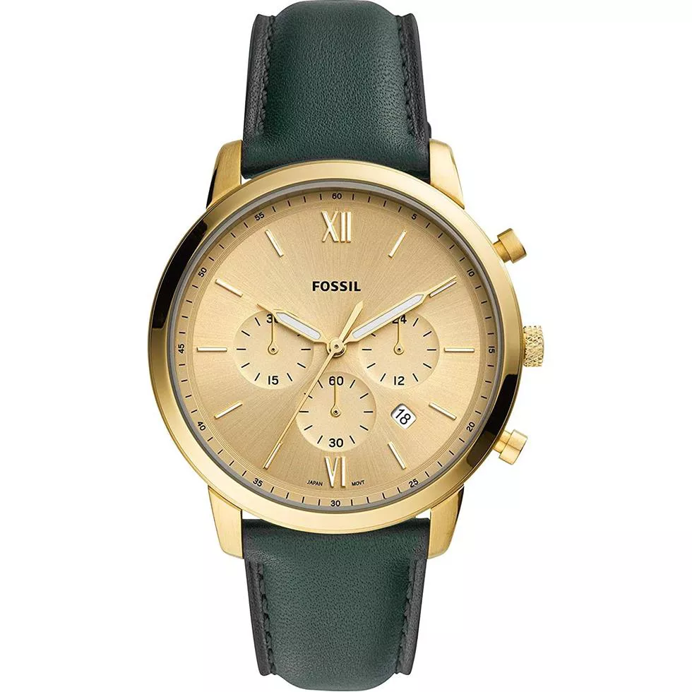 Fossil Neutra Chronograph Gold Watch 44 mm