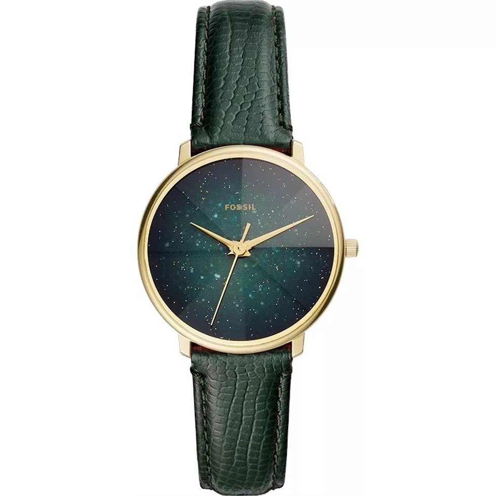 Fossil Prismatic Galaxy Green Watch 33mm
