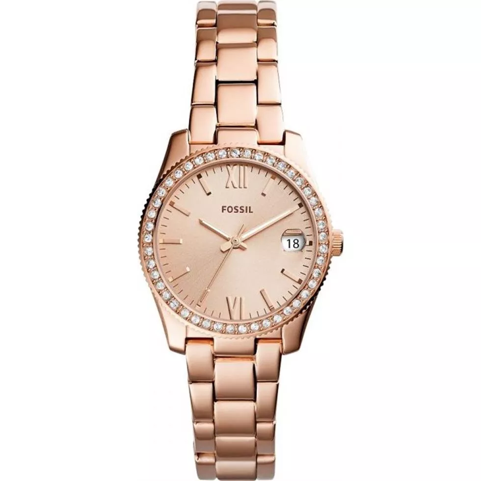 Fossil Scarlette Crystal Rose Watch 32mm