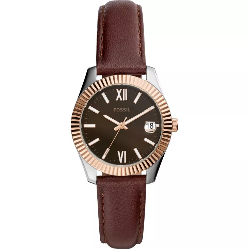 Fossil Scarlette Mini Brown Watch 32mm