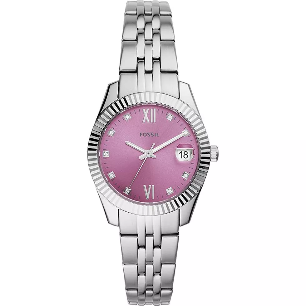 Fossil Scarlette Purple Dial Watch 32mm