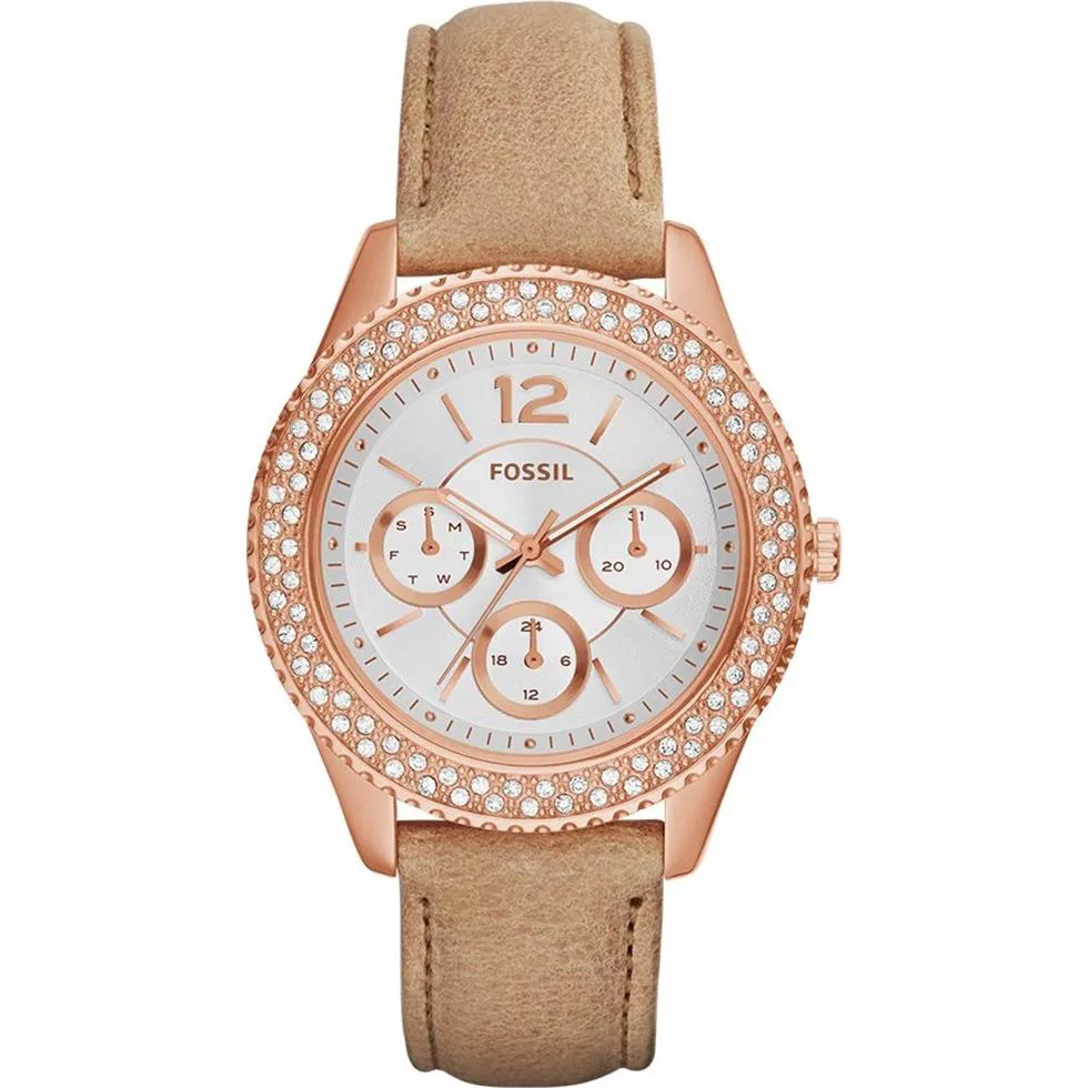 Fossil Stella Silver Ladies Watch 38mm
