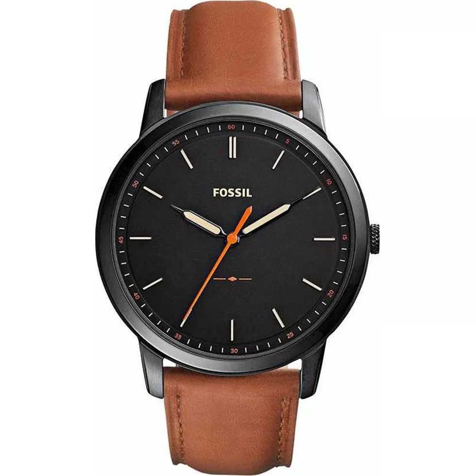 Fossil The Minimalist Slim Brown Watch 44mm