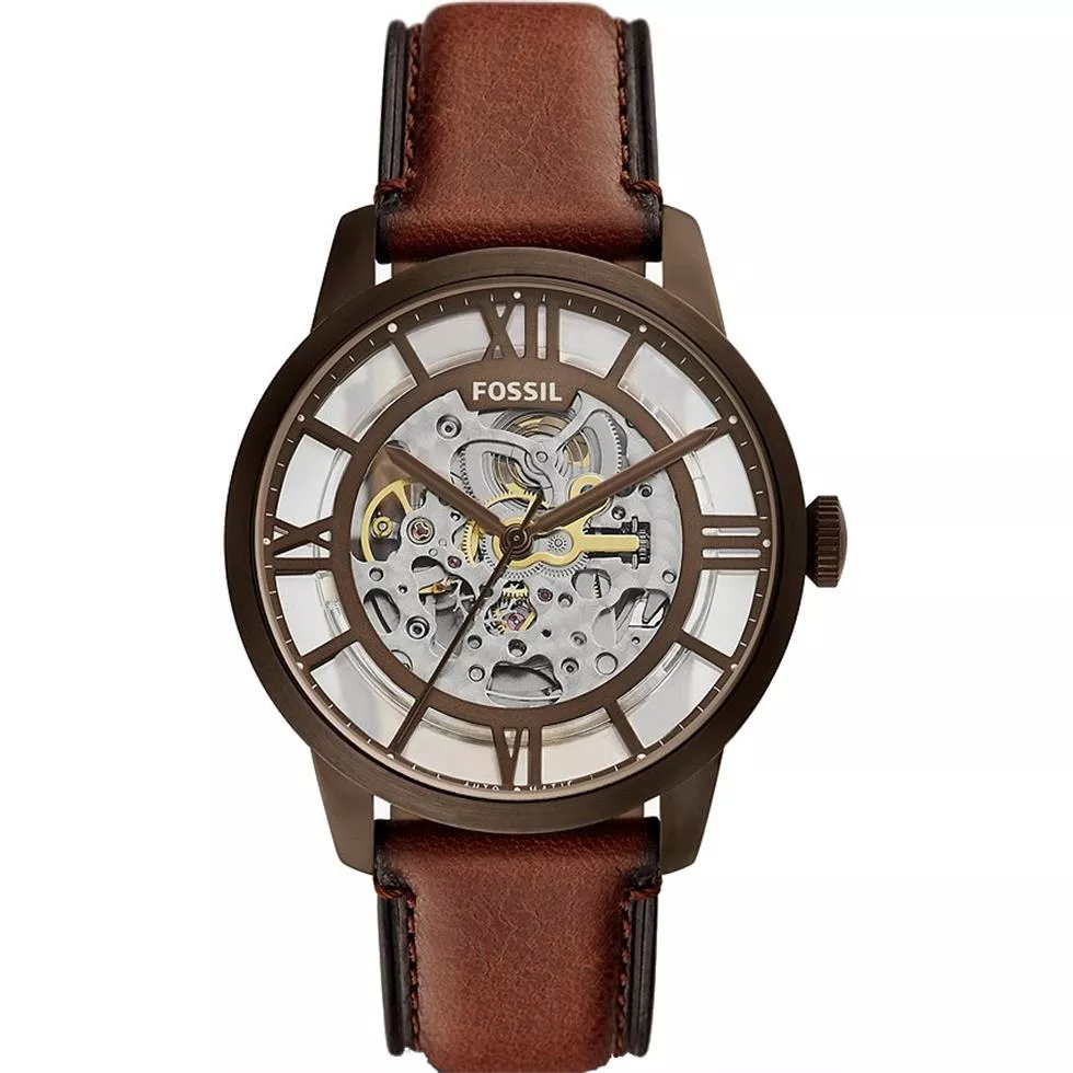 Fossil Townsman Automatic Brown Eco Watch 44mm