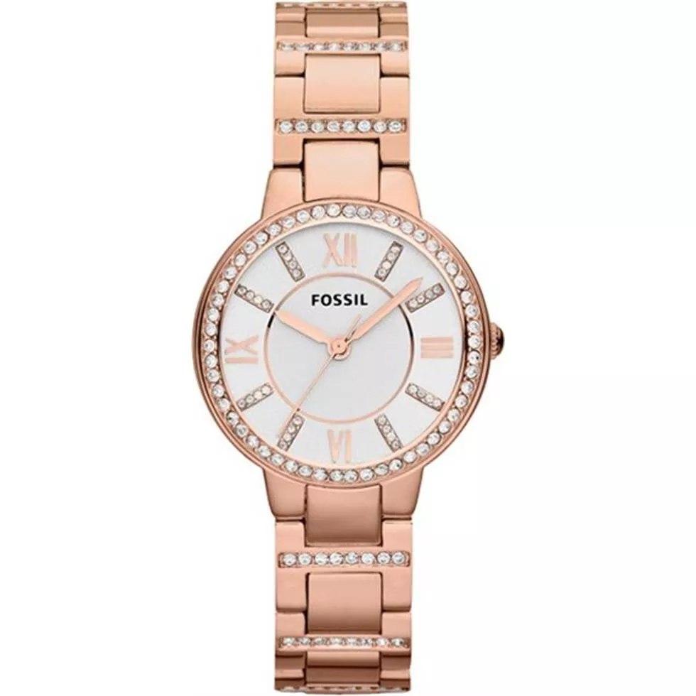 Fossil Virginia Silver Ladies Watch 30mm