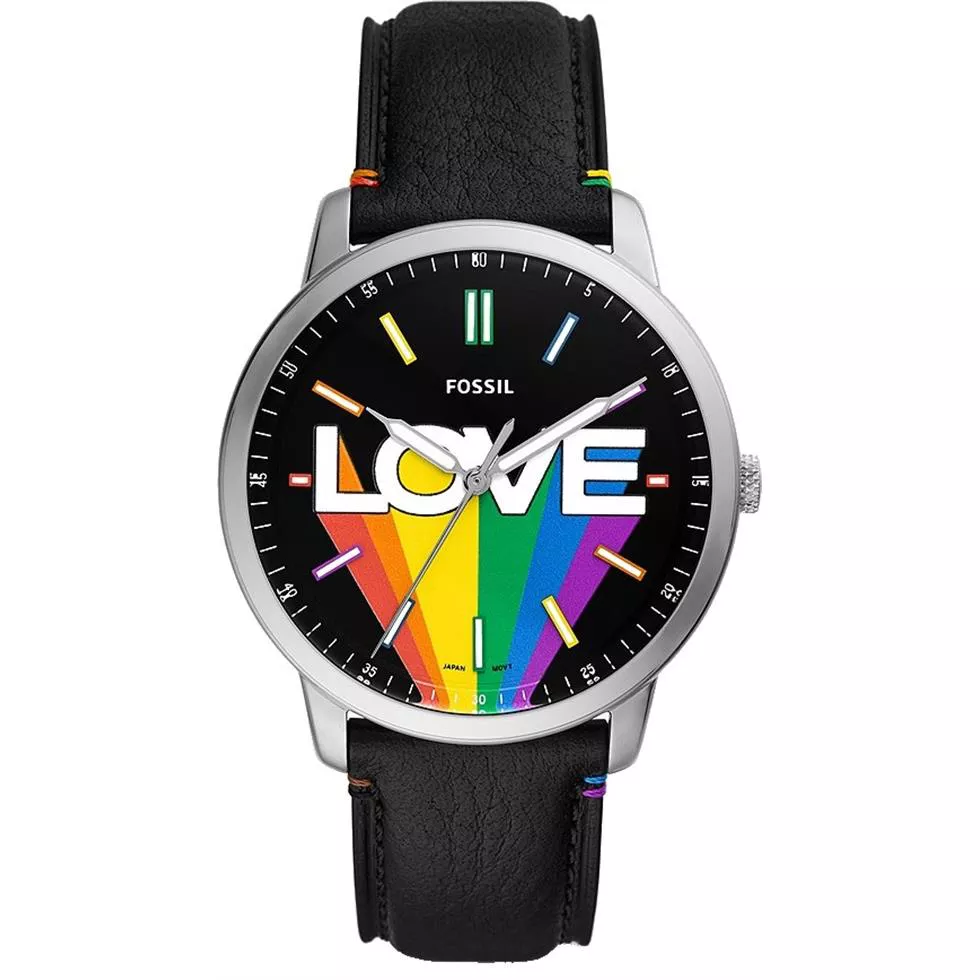 Limited Edition Pride Neutra Three-Hand Black Watch 44MM