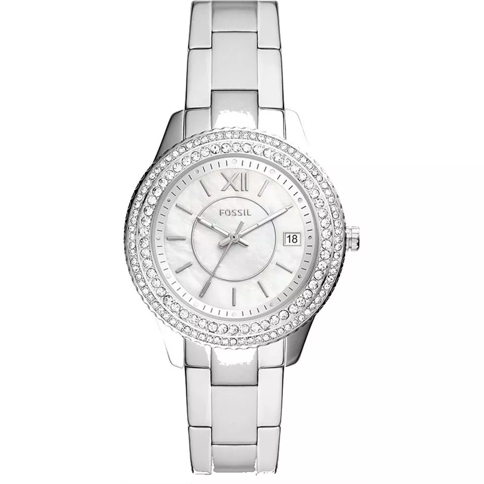 Stella Three-Hand Date Stainless Steel Watch 37MM