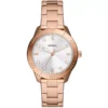 Fossil Dayle Three-Hand Rose Gold-Tone Watch 38mm