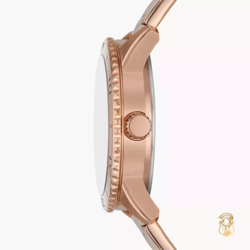 Fossil Dayle Three-Hand Rose Gold-Tone Watch 38mm