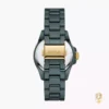 Fossil FB-01 Three-Hand Green Ceramic Watch 36MM