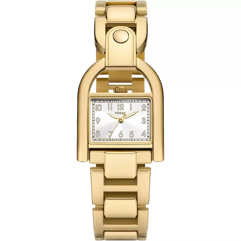 Fossil Harwell Three-Hand Gold-Tone Watch 28mm