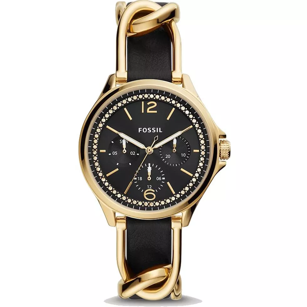 Fossil Sadie Multifunction Black Eco Watch 37mm