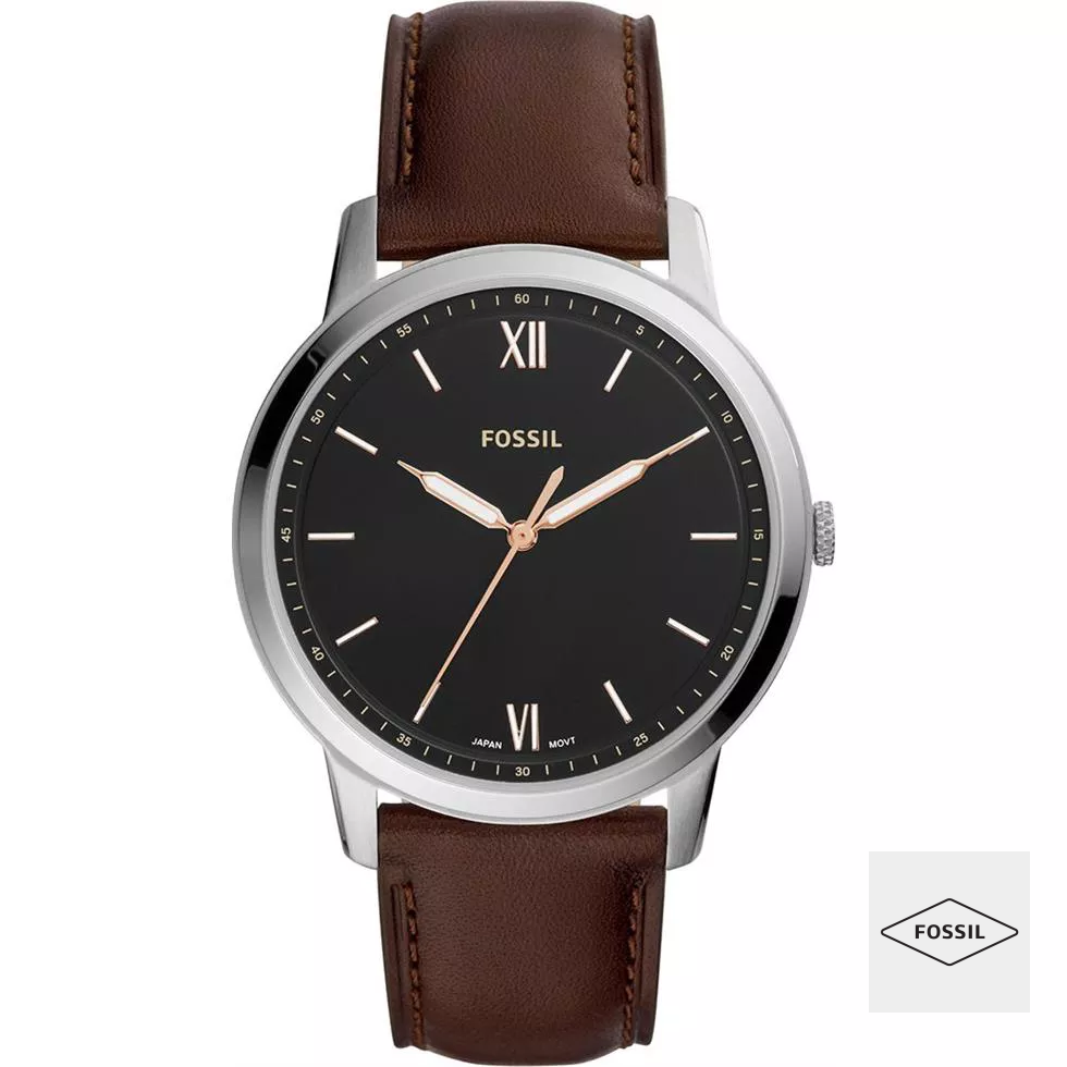 Fossil The Minimalist Brown Watch 44mm