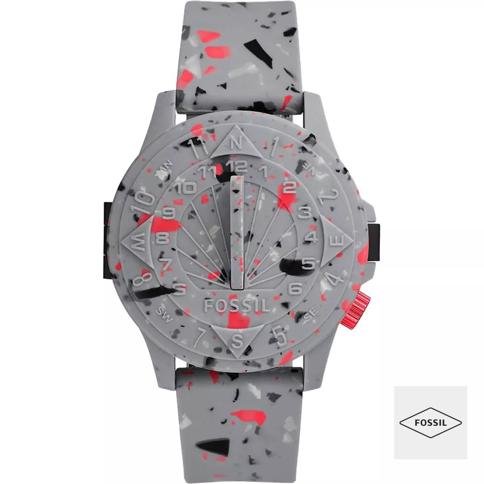 Fossil x STAPLE Automatic Pigeon Grey Silicone Limited 44mm
