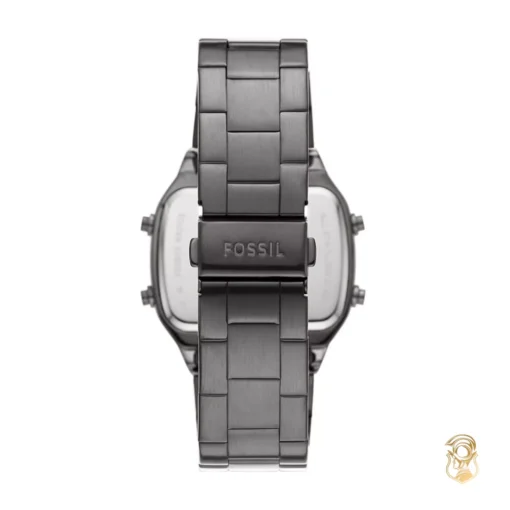 Retro Digital Smoke Stainless Steel Watch 40MM