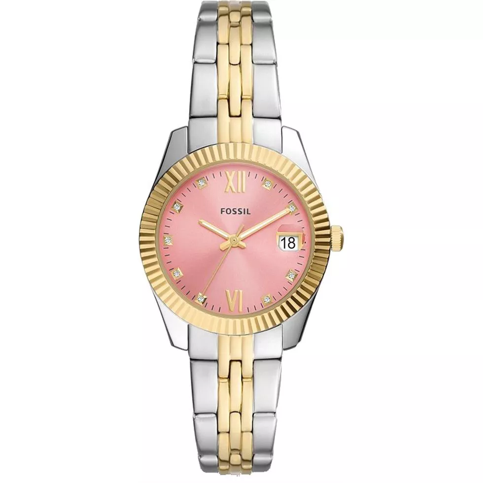 Scarlette Three-Hand Date Two-Tone Watch 32MM